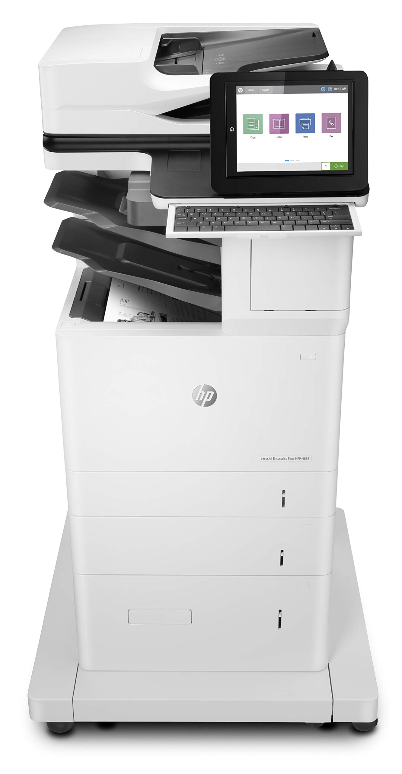 Amazon.com: HP LaserJet Enterprise Flow MFP M636z Monochrome All